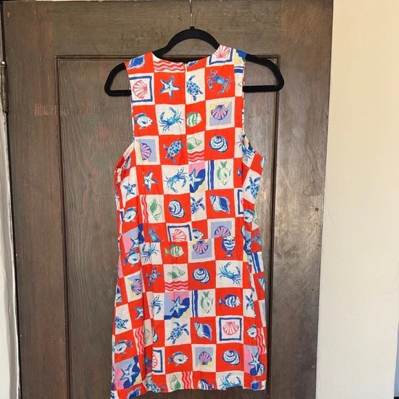 Beachy Magaschoni 100% Linen Sleeveless Dress / Cover Up - Picture 6 of 6